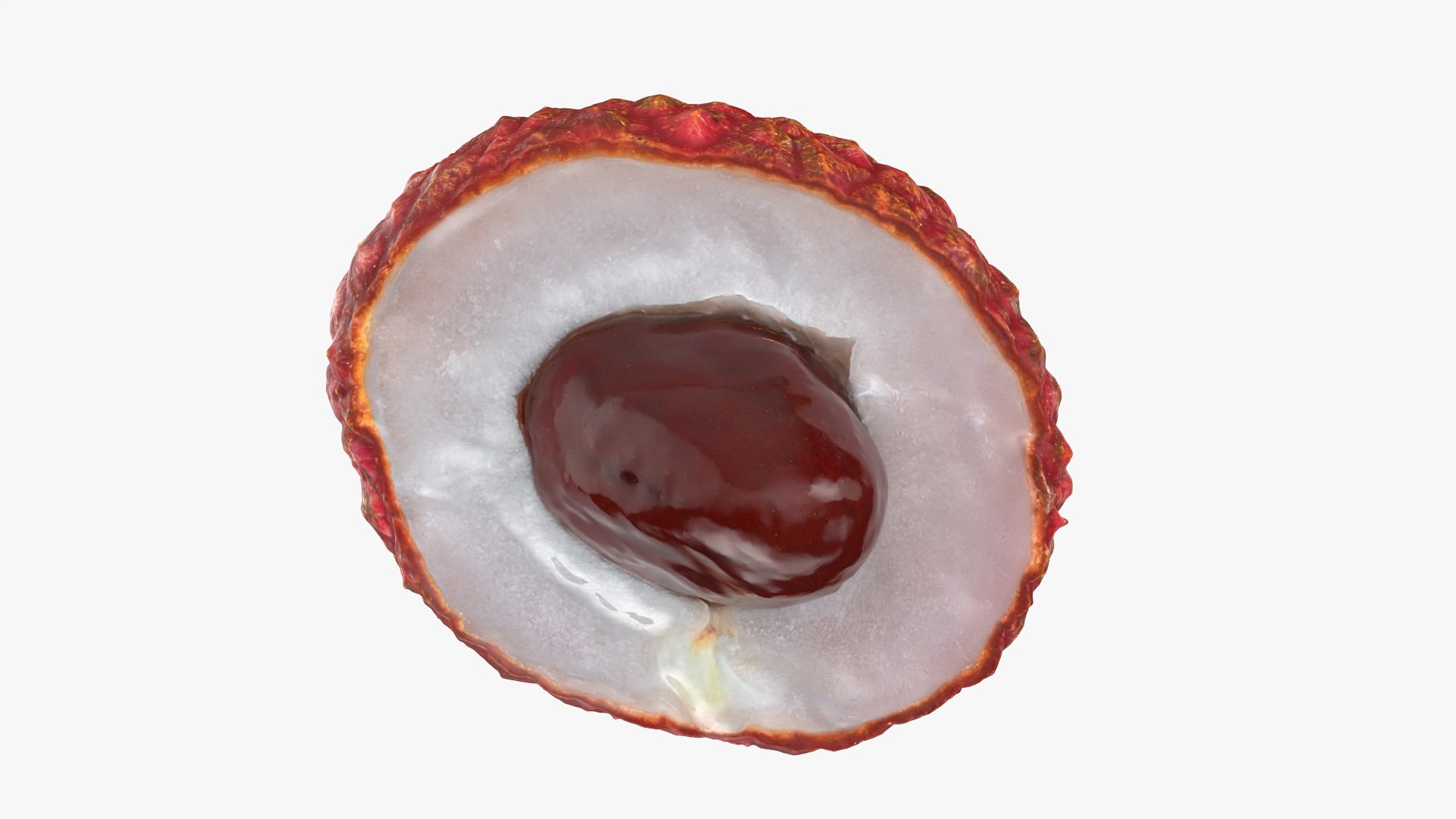 3D Half Lychee 02 - Raw Scan - TurboSquid 2467725