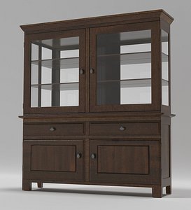 China Cabinet 04 3D model