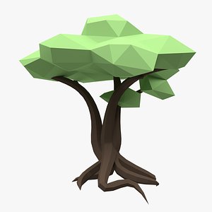 Cartoon Oak Tree