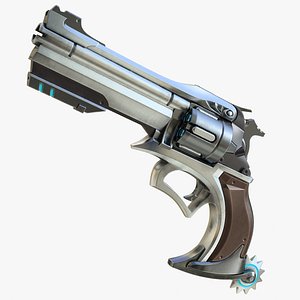 realistic mccree gun 3d model