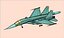 Model zespołu bryłowego samolotu Suchoj Su-34
