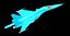 Model zespołu bryłowego samolotu Suchoj Su-34