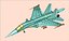 Model zespołu bryłowego samolotu Suchoj Su-34