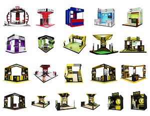 3D Booth Exhibition Stand c38