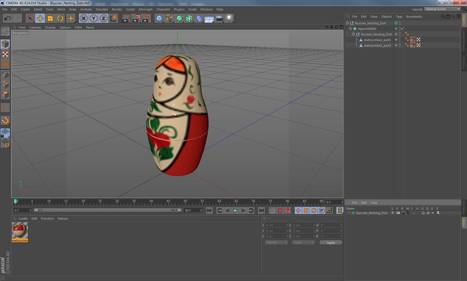 Russian Nesting Doll 3D Model - TurboSquid 1290290