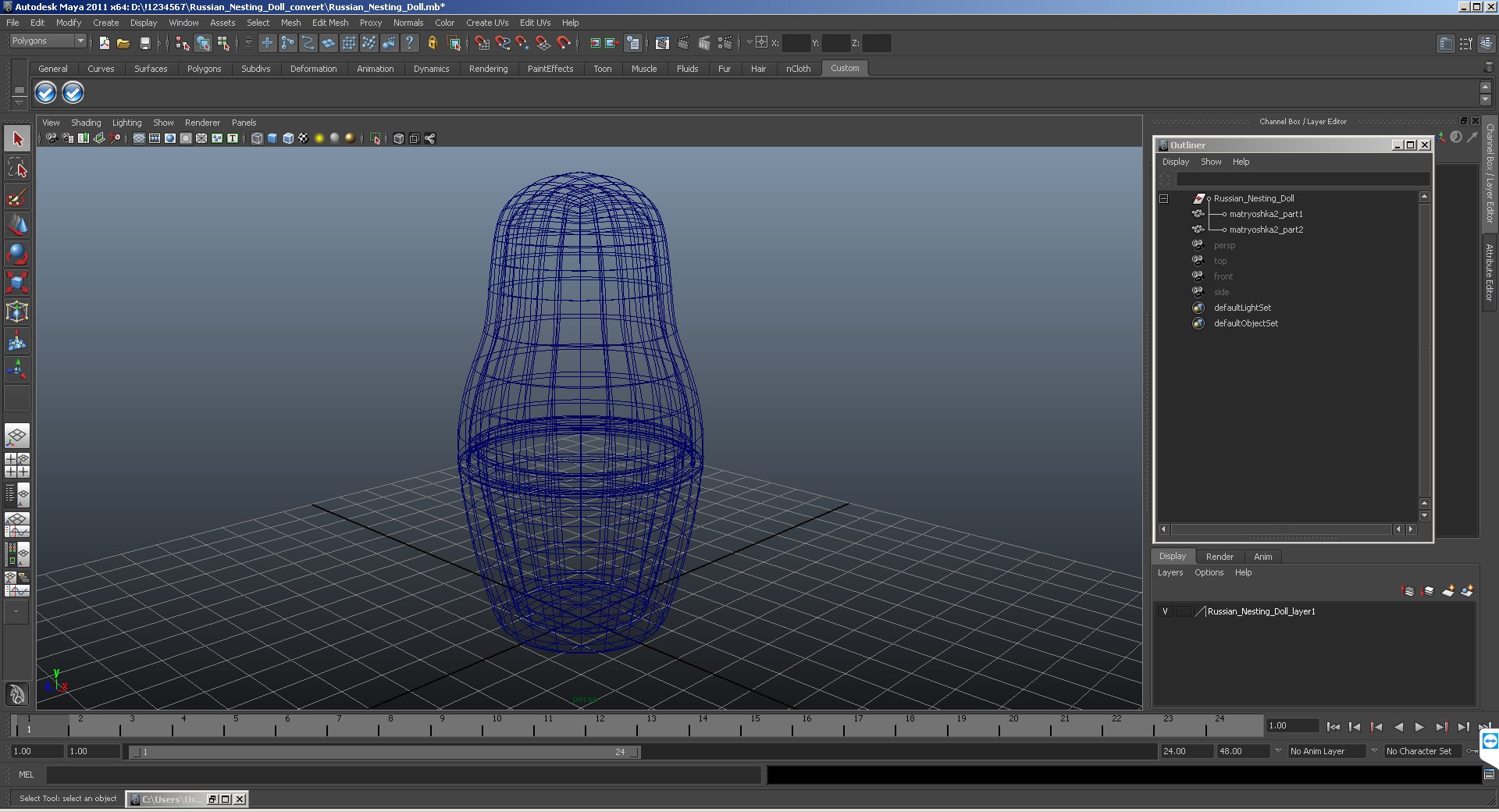 Russian Nesting Doll 3D Model - TurboSquid 1290290