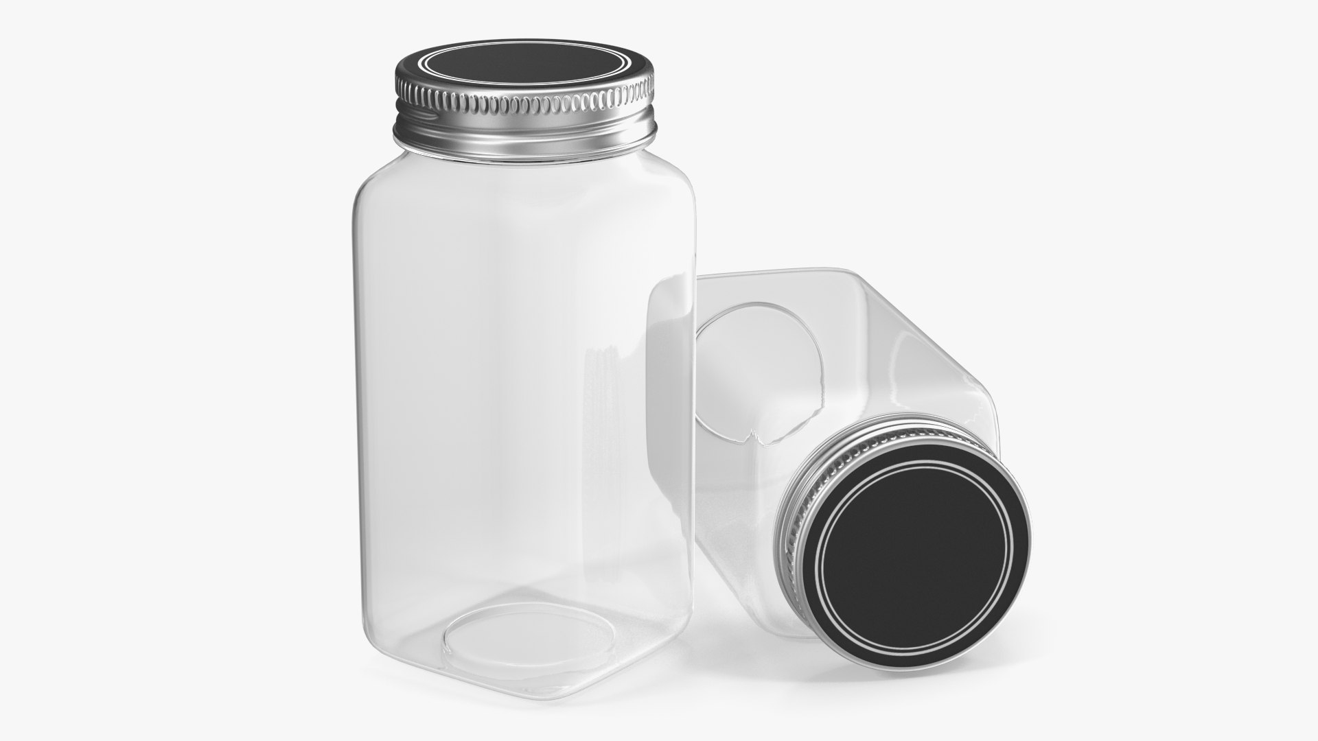 Kitchen Jars 3D model preview