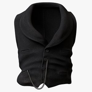 3d men vest model