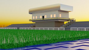 3D stadium