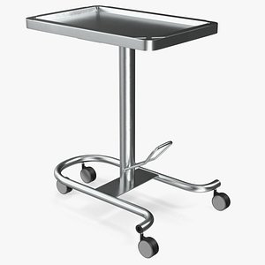 3D Hydraulic Mayo Table Metal