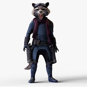 Guardians of the Galaxy Racoon scan 3D model