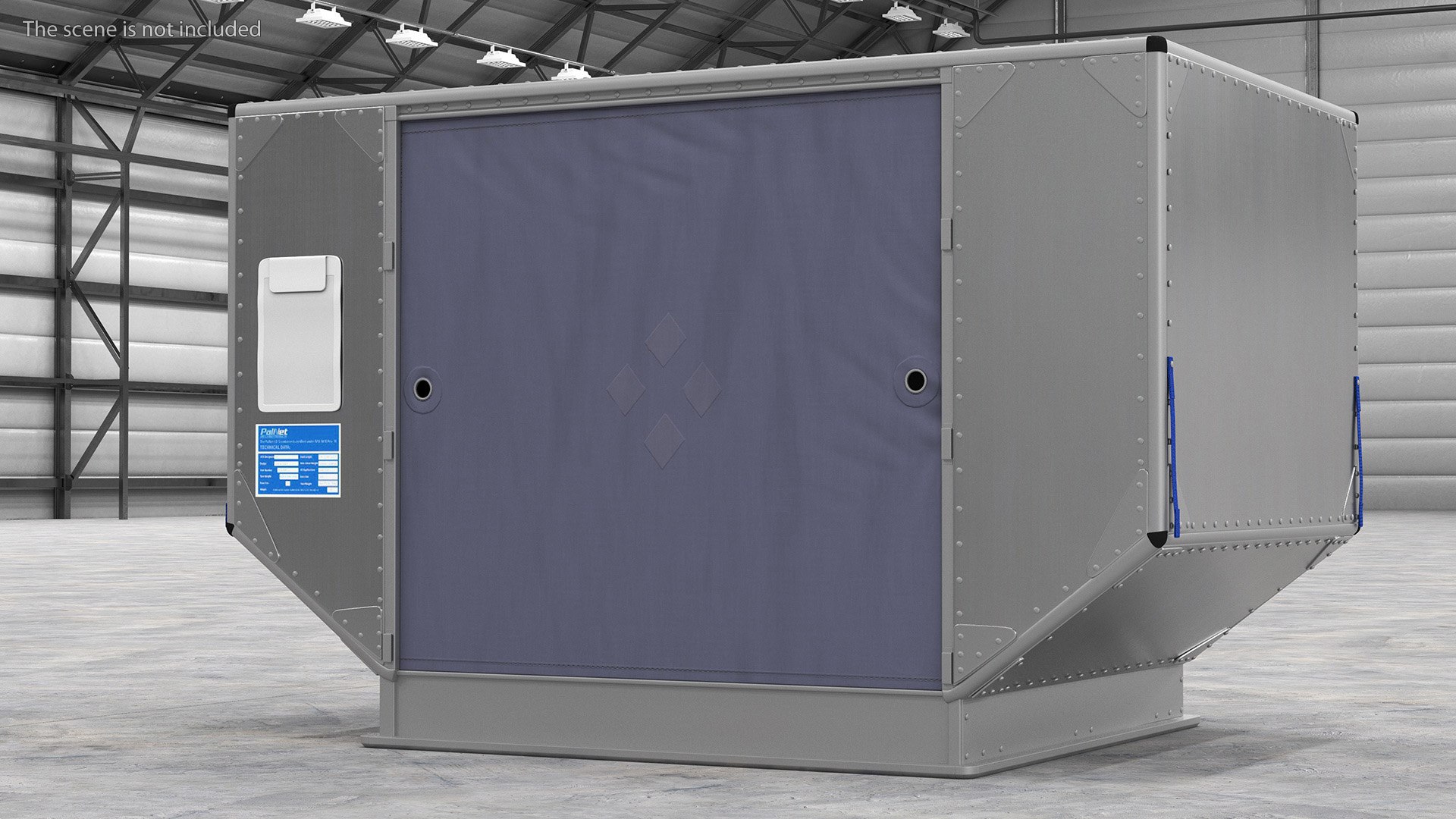 Lower Deck Airport Container Model - TurboSquid 2063815