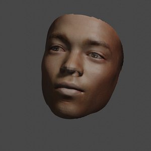 Anthony Mackie Face - R1 3D