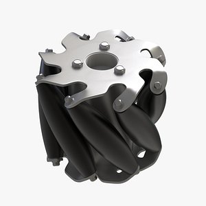 3D mecanum wheel model