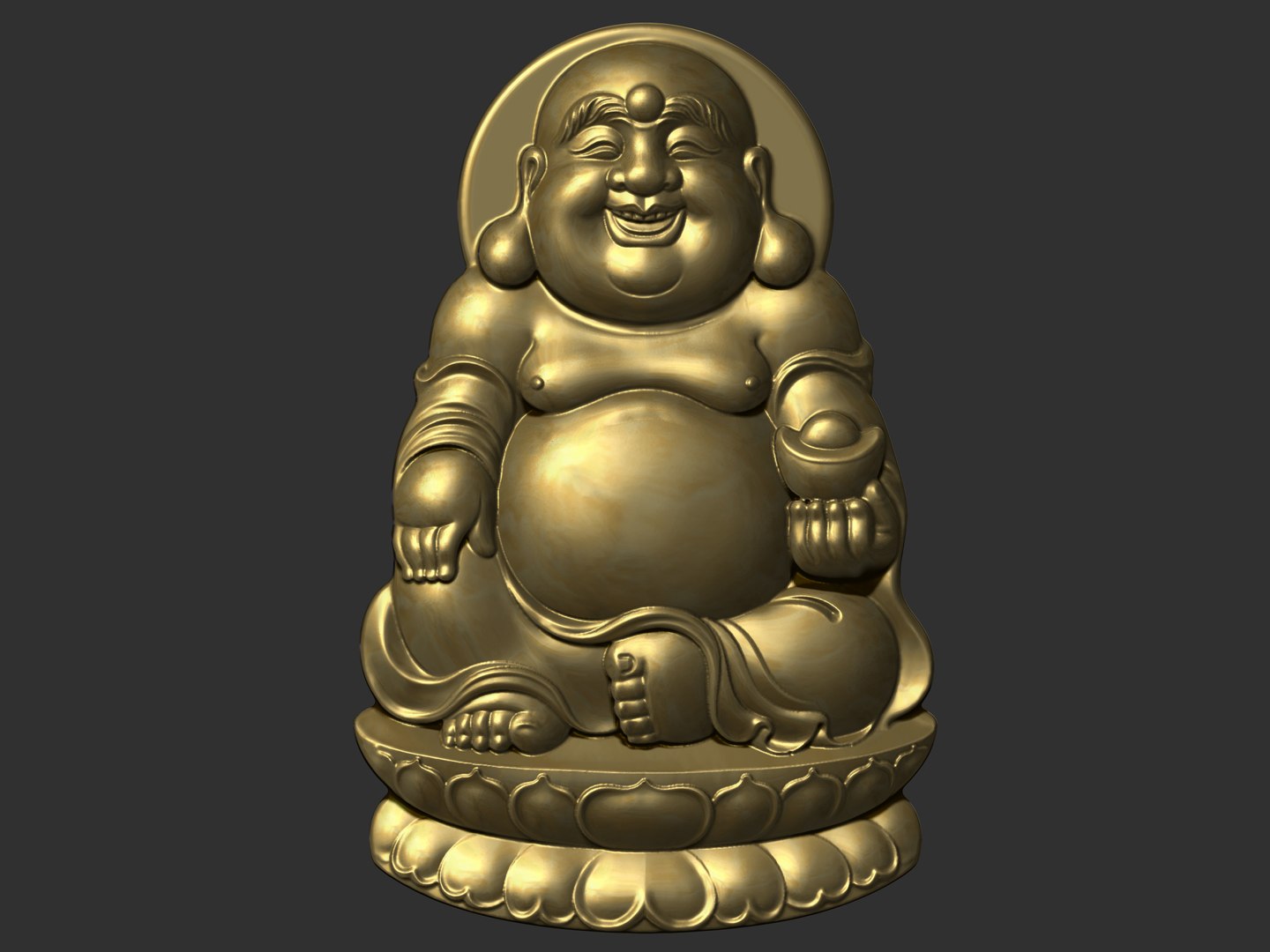 Maitreya Buddha 3D Model - TurboSquid 2050460