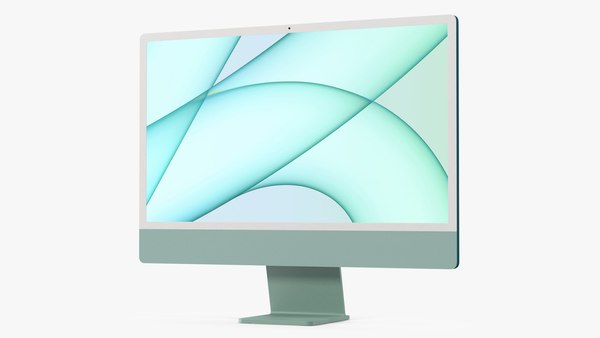 Apple iMac2021グリーン3Dモデル - TurboSquid 1754244