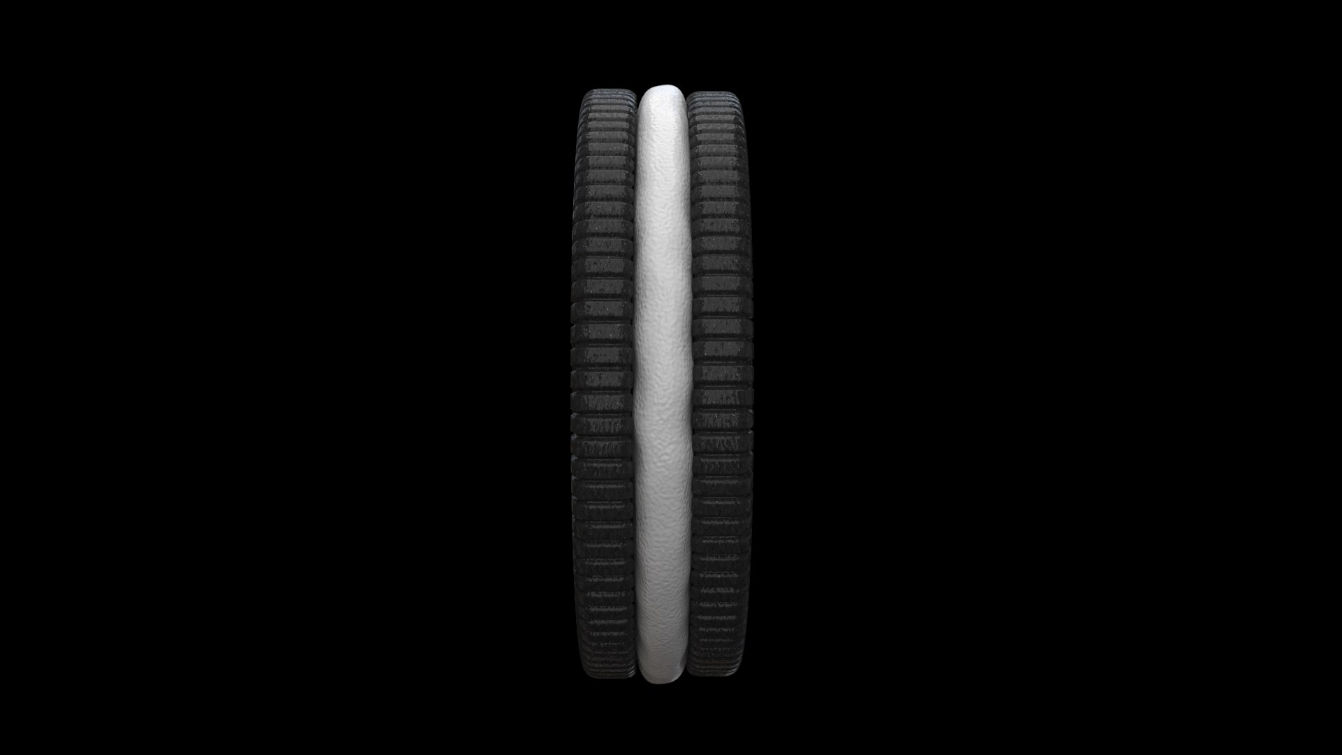 Realistic Oreo Cookie 3D - TurboSquid 1582924