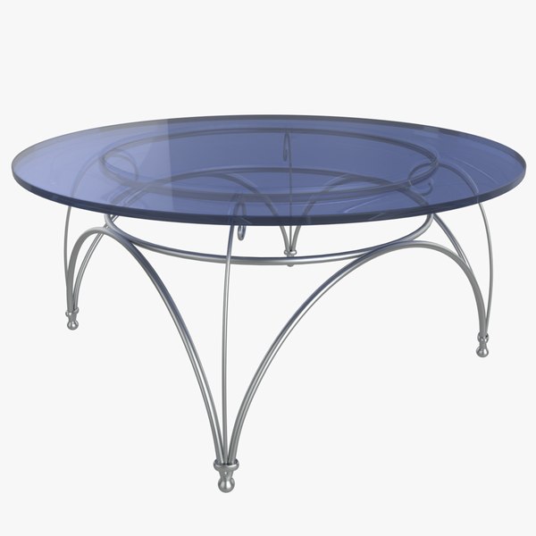 Low Glass Table 3D model