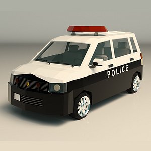 3D model police van