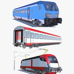 Siemens locomotives and wagon