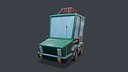 Stylized Square Car Rigged