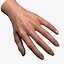 3D model Female Hand Textured