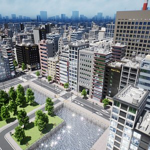 Japanese City model