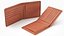 3D Leather Wallet Set 01 model