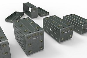 Military Ammo  Boxes 3D