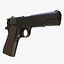 realistic colt 1911a1 02 3D model
