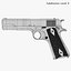 realistic colt 1911a1 02 3D model