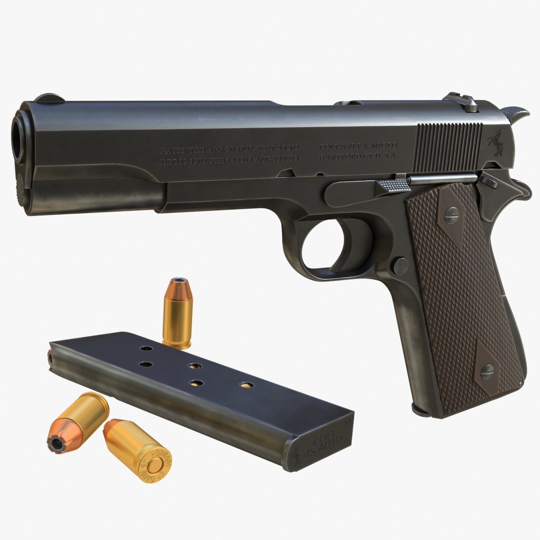 realistic colt 1911a1 02 3D model https://p.turbosquid.com/ts-thumb/uw/G6rJiL/sVliExXR/colt_1911a1_02_r_1/jpg/1510866211/1920x1080/fit_q87/1a8da900063e30cabd6bc73f6804b3f0fc1de35d/colt_1911a1_02_r_1.jpg