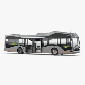 3D mercedes future bus city model