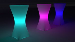 Lit Cocktail Table