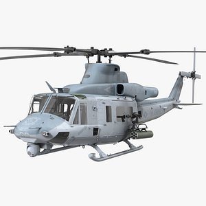 3D Bell UH1Y Venom Helicopter