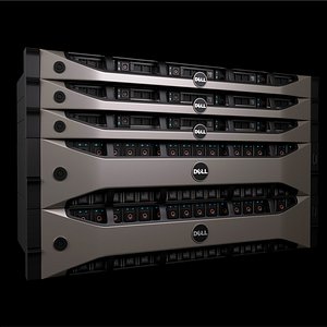 3d Model Generic Server Racks Set