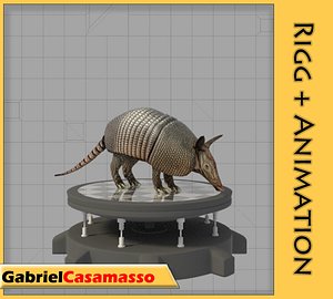 Mighty the Armadillo - 3D model by Spex130 (@spex130) [f4a7eb7]