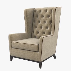 3D asnaghi aurora lounge armchair