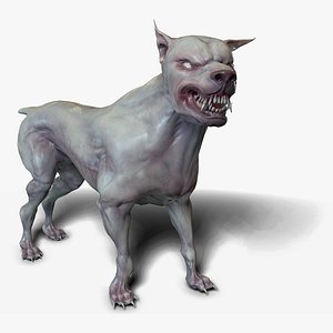 3D mutant dog character