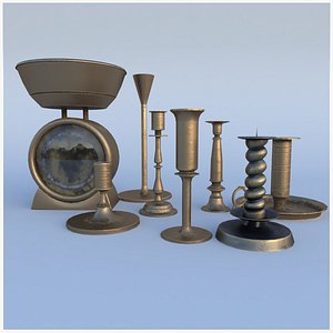Candle Holder Set model