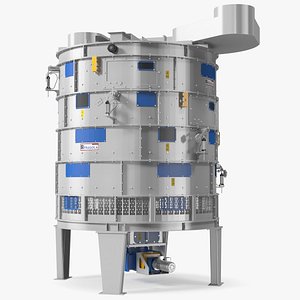 3D Agricultural Rotary Cooler RRF25-4