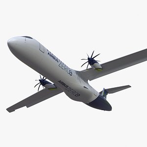 Airbus ZEROe Turboprop Rigged model