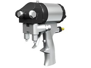 Foam Spray Gun 3D