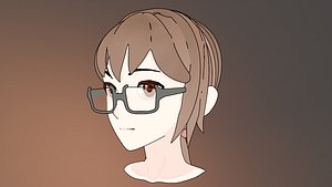 anime-style human face