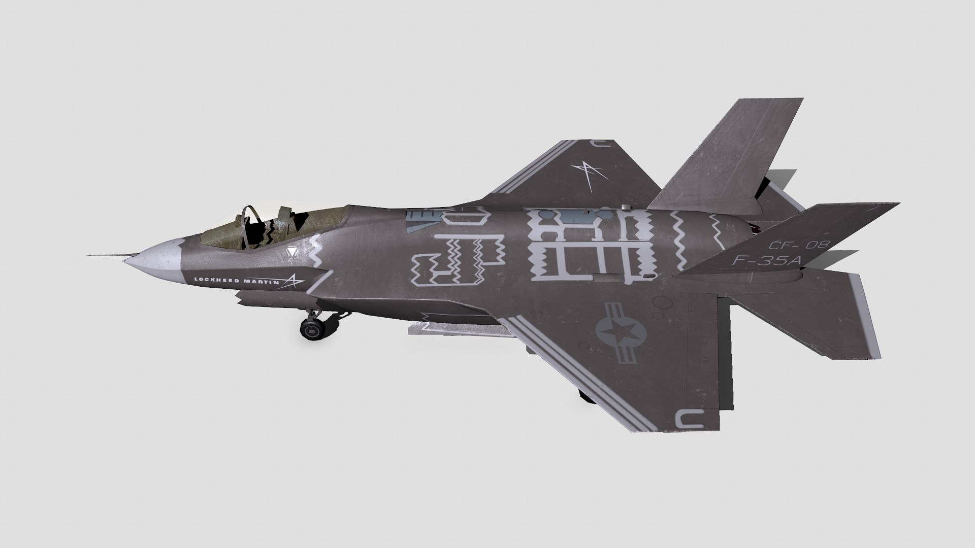 Lockheed Martin F-35A Lightning II 3D Model - TurboSquid 1837986