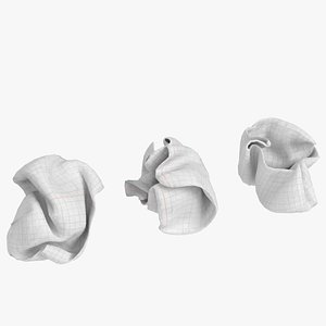 Crumpled paper 3D model