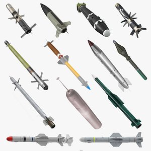 Millitary Missiles and Rockets Collection 4