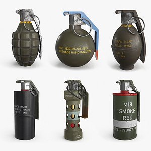 Hand Grenade Collection 3D model