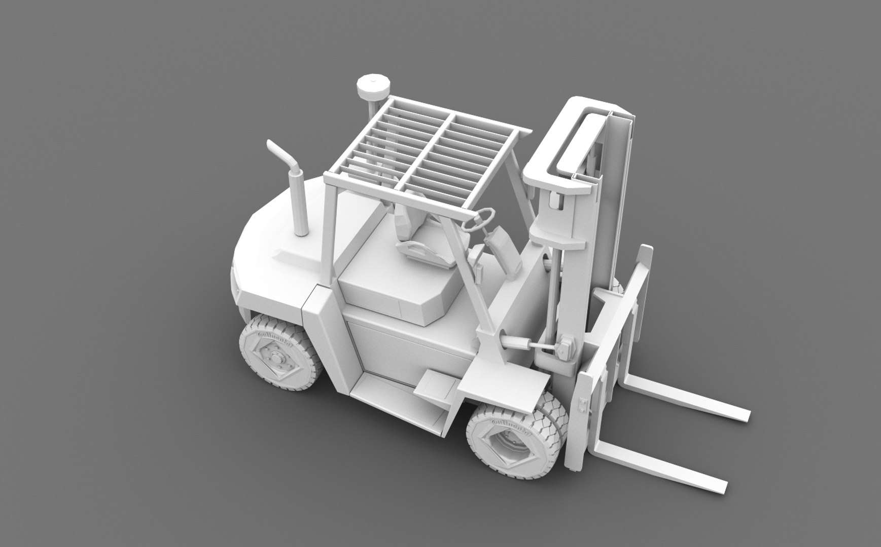 Fork-lift Fork Lift Forklift Truck 3D Model - TurboSquid 1272105