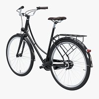Realistic 3D Model of Dutch City  Bicycle PBR Textured